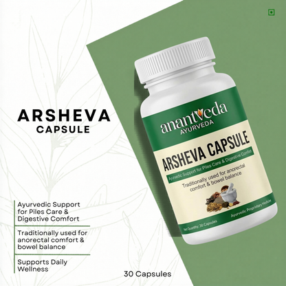 Arsheva Capsule – Natural Bleeding Piles & Swelling Support