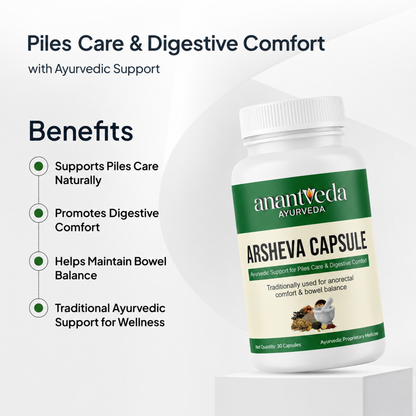 Arsheva Capsule – Natural Bleeding Piles & Swelling Support
