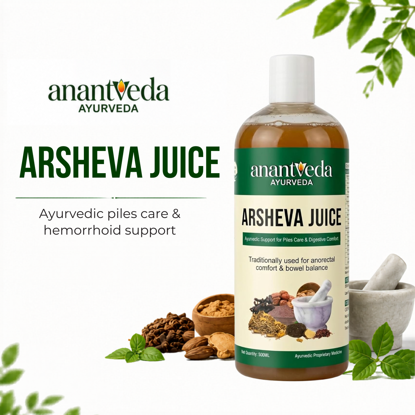 Arsheva Juice – Ayurvedic Support For Piles Care & Digestive Comfort
