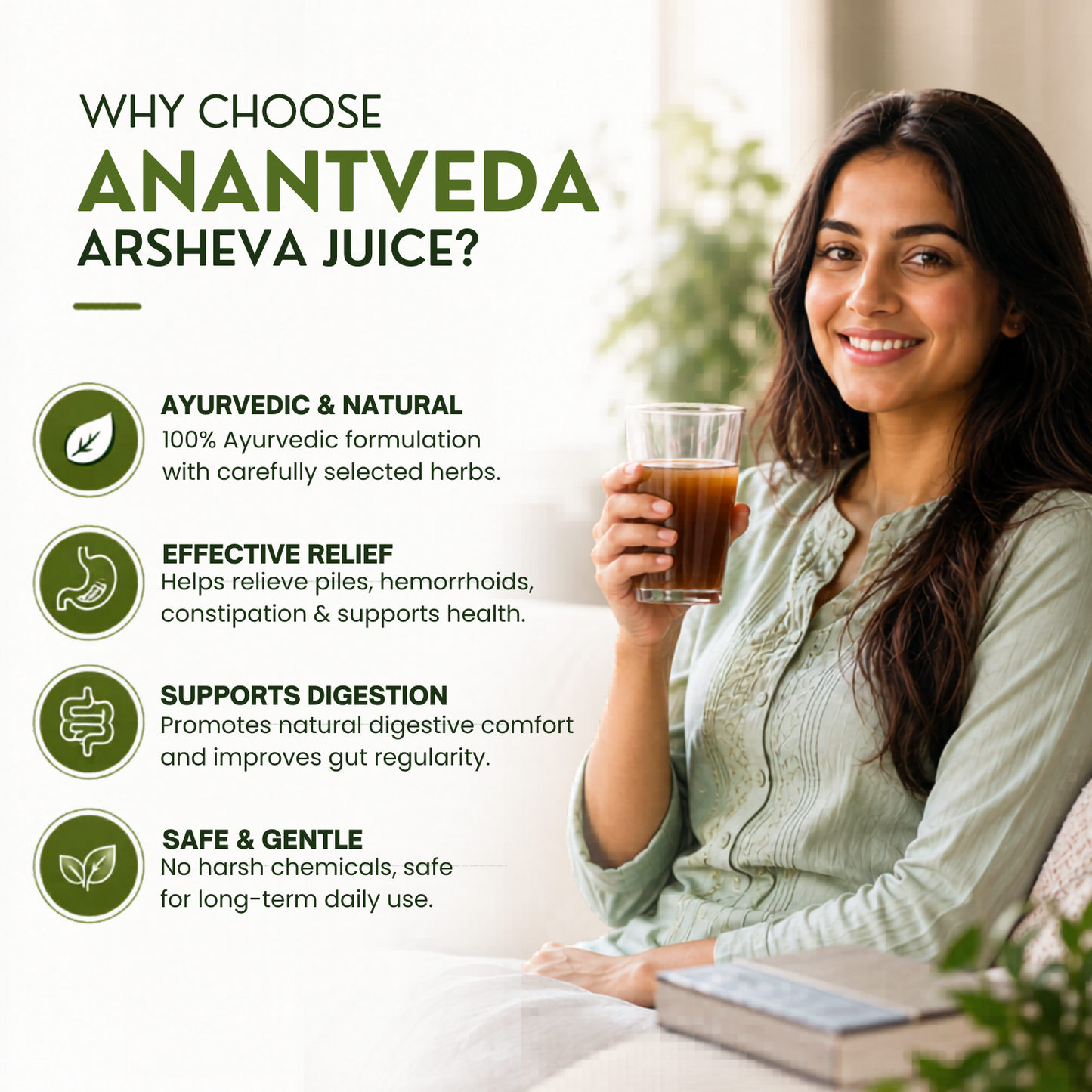 Arsheva Juice – Ayurvedic Support For Piles Care & Digestive Comfort