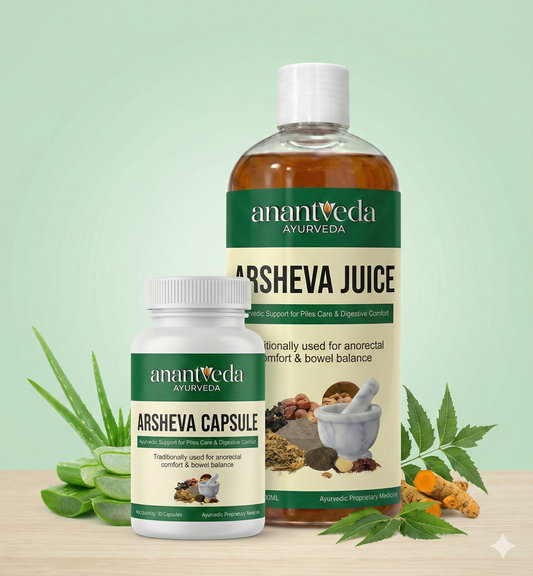 Arsheva Complete Piles Care Combo – Advanced Herbal Support